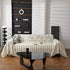 Chenille Striped Floral Couch Cover Sofa Slipcover for Most Shape Sofas, Reversible Sofa Throw Cover