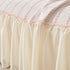 Cute Dotted Stripe Couch Protector, Non-Slip Washable Sofa Cover with Ruffled Skirt