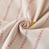 Cute Dotted Stripe Couch Protector, Non-Slip Washable Sofa Cover with Ruffled Skirt