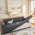 Embossed Lines Couch Covers Stretchable Non-Slip & Washable Sofa Slipcovers