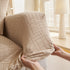 Embossed Lines Couch Covers Stretchable Non-Slip & Washable Sofa Slipcovers