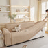 Embossed Lines Couch Covers Stretchable Non-Slip & Washable Sofa Slipcovers