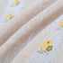 Daisy Striped Sofa Cover with Sheer Ruffle Skirt, Floral Soft Slipcover Blanket