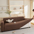 Embossed Lines Couch Covers Stretchable Non-Slip & Washable Sofa Slipcovers