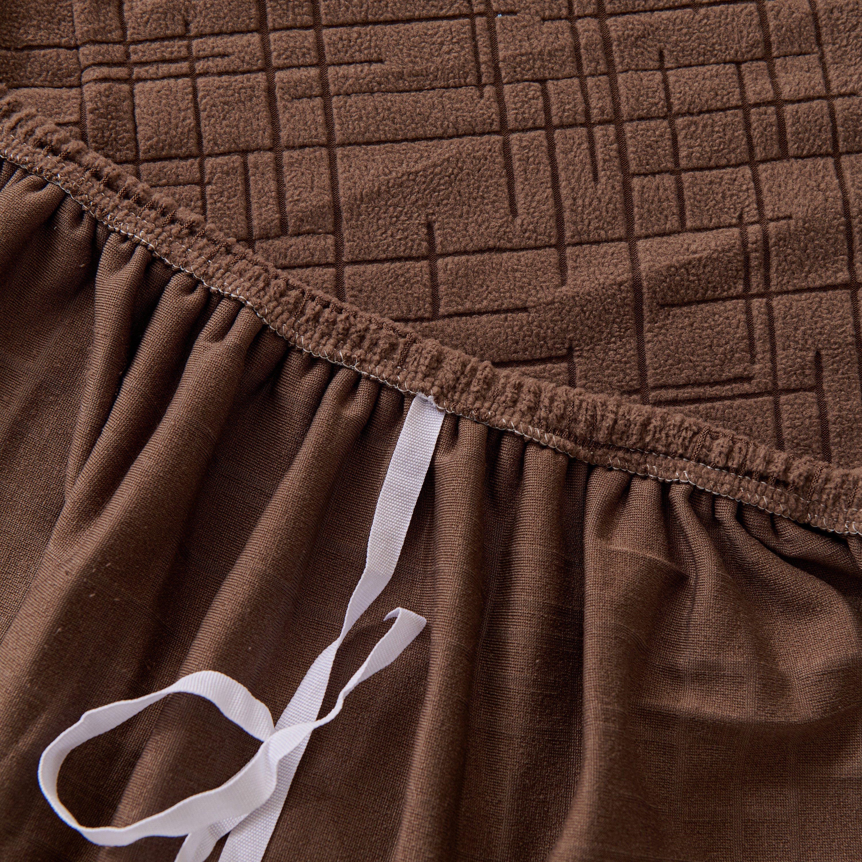 Embossed Lines Couch Covers Stretchable Non-Slip & Washable Sofa Slipcovers