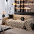 Chenille Jacquard Sofa Throw Cover Blanket, Luxury Thick Woven Couch Cover for Sofa