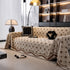 Chenille Jacquard Sofa Throw Cover Blanket, Luxury Thick Woven Couch Cover for Sofa