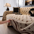 Chenille Jacquard Sofa Throw Cover Blanket, Luxury Thick Woven Couch Cover for Sofa