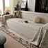 Sofa Cover Throw with Subtle Textured Stripes Lightweight Smooth Couch Slipcover