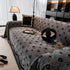 Chenille Jacquard Sofa Throw Cover Blanket, Luxury Thick Woven Couch Cover for Sofa