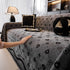 Chenille Jacquard Sofa Throw Cover Blanket, Luxury Thick Woven Couch Cover for Sofa