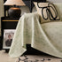 Sofa Cover Throw with Subtle Textured Stripes Lightweight Smooth Couch Slipcover
