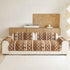 Thickened Plush Sofa Cover, Textured Geometric Couch Protector with Non-Slip Backing