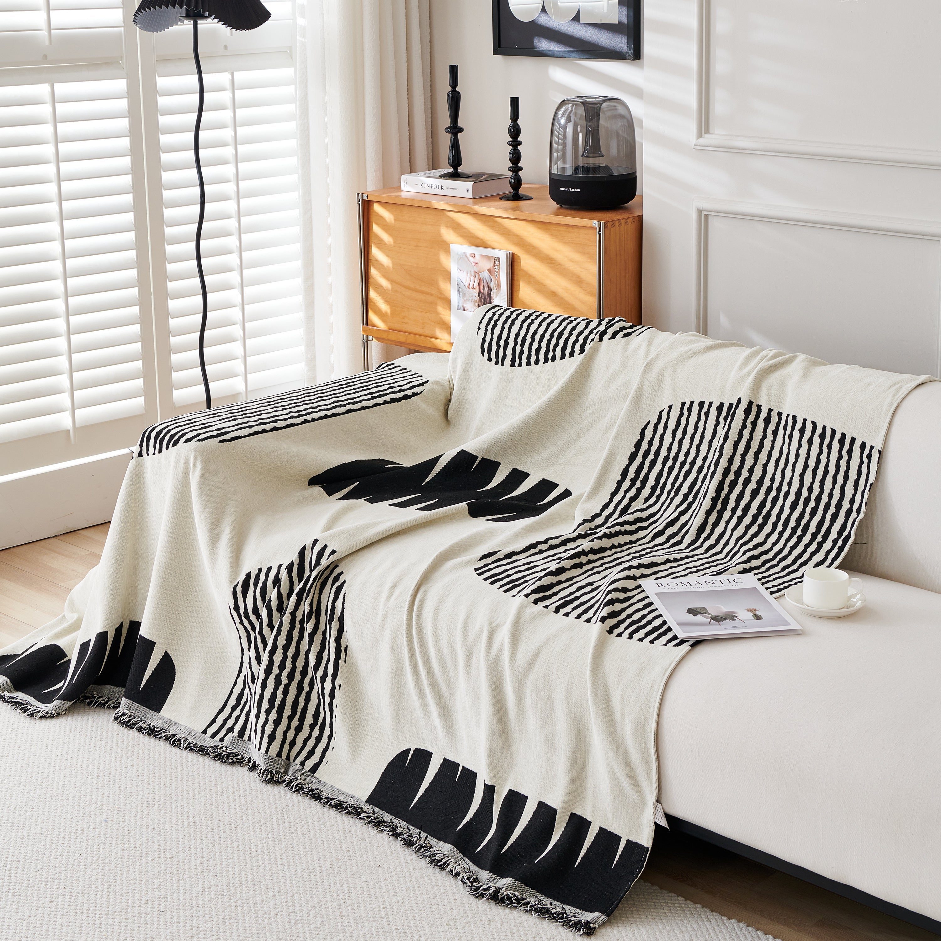 Soft Cozy Chenille Sofa Throw Blanket and Sectional Seat Covers, Scratch Resistant Sofa Couch Covers
