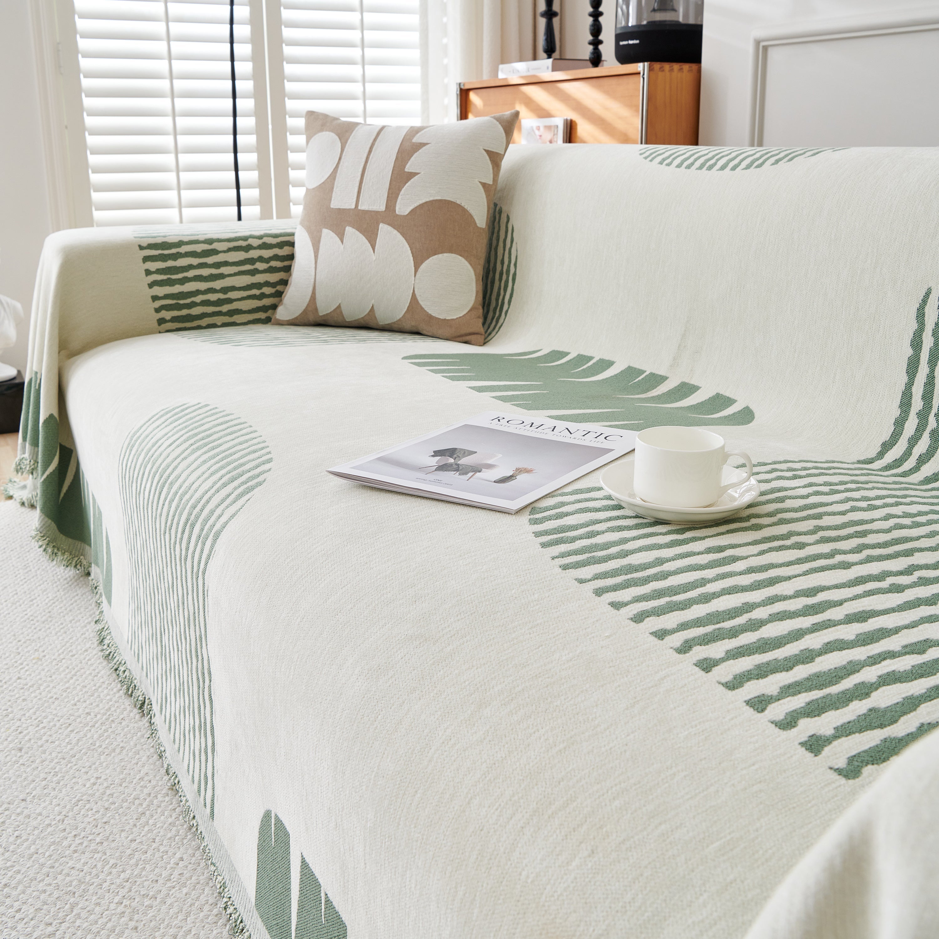 Soft Cozy Chenille Sofa Throw Blanket and Sectional Seat Covers, Scratch Resistant Sofa Couch Covers