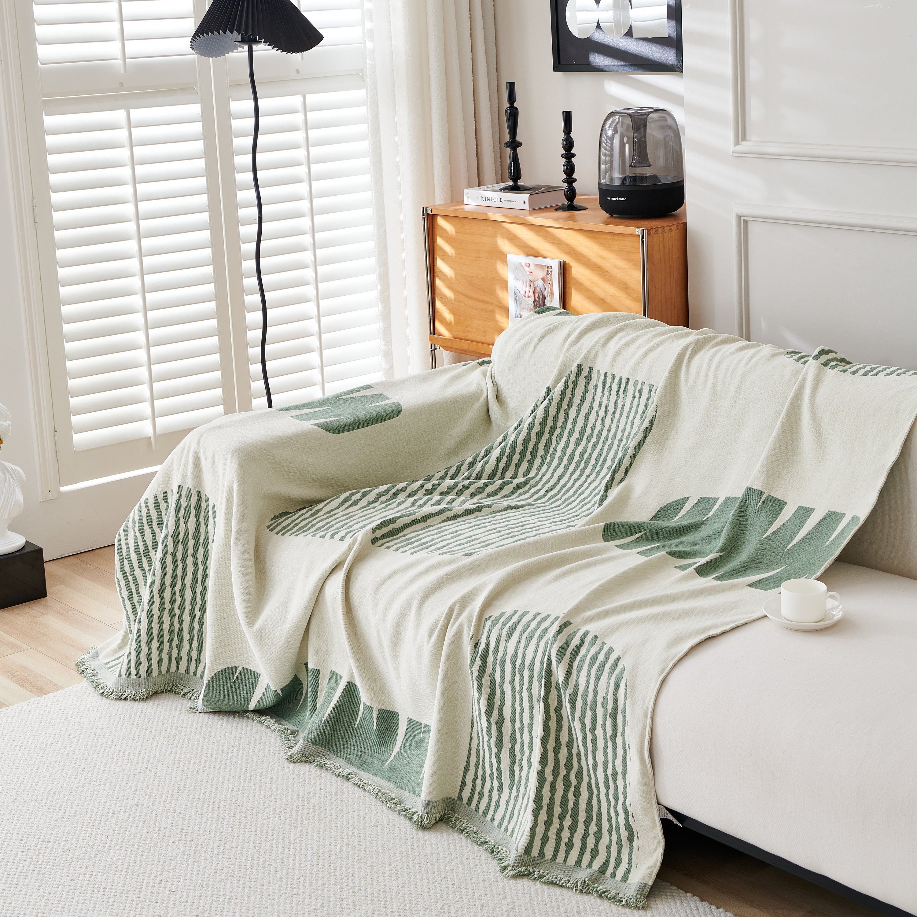 Soft Cozy Chenille Sofa Throw Blanket and Sectional Seat Covers, Scratch Resistant Sofa Couch Covers