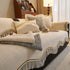 French Vintage Style Couch Cover with Skirt,  Non-Slip Sectional Furniture Covers
