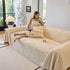 Thickened 3D Plush Premium Living Spaces Couch Covers Soft and Warm Couch Protector Blanket
