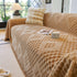 Thickened 3D Plush Premium Living Spaces Couch Covers Soft and Warm Couch Protector Blanket