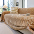 Thickened 3D Plush Premium Living Spaces Couch Covers Soft and Warm Couch Protector Blanket