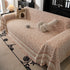 Textured Woven Furniture Protector for Couch, Rustic Farmhouse Sofa Throw Blanket
