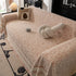 Textured Woven Furniture Protector for Couch, Rustic Farmhouse Sofa Throw Blanket