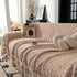 Textured Woven Furniture Protector for Couch, Rustic Farmhouse Sofa Throw Blanket
