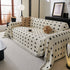 Sofa Throw Blanket with Woven Geometric Pattern & Tassels, Soft & Thick Couch Cover
