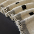 Sofa Throw Blanket with Woven Geometric Pattern & Tassels, Soft & Thick Couch Cover