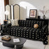 Sofa Throw Blanket with Woven Geometric Pattern & Tassels, Soft & Thick Couch Cover