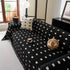 Sofa Throw Blanket with Woven Geometric Pattern & Tassels, Soft & Thick Couch Cover