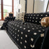 Sofa Throw Blanket with Woven Geometric Pattern & Tassels, Soft & Thick Couch Cover