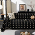 Sofa Throw Blanket with Woven Geometric Pattern & Tassels, Soft & Thick Couch Cover