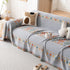 Bohemian Geometric Sofa Throw Cover, Cozy & Protective Ethnic-Inspired Couch Cover