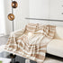 Soft Cozy Curved Throw Blankets for Couch, Sofa, Bed, Travel, Decorative Blankets for Women, Men, Kids Gift