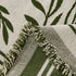 Modern Minimalist Chenille Willow Leaf Pattern Couch Cover Blanket, Luxurious Blankets for The Sofa