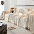 Dandelion Reversible Striped Couch Throw Cover for Living Room Pet Sofa Slipcovers Couch Protector