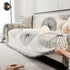 Dandelion Reversible Striped Couch Throw Cover for Living Room Pet Sofa Slipcovers Couch Protector