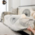 Dandelion Reversible Striped Couch Throw Cover for Living Room Pet Sofa Slipcovers Couch Protector