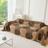 Plush Fleece Leaf Pattern Sofa Throw Cover, Soft Couch Protector Couch Cover Blanket