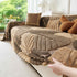 Plush Fleece Leaf Pattern Sofa Throw Cover, Soft Couch Protector Couch Cover Blanket