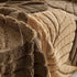 Plush Fleece Leaf Pattern Sofa Throw Cover, Soft Couch Protector Couch Cover Blanket