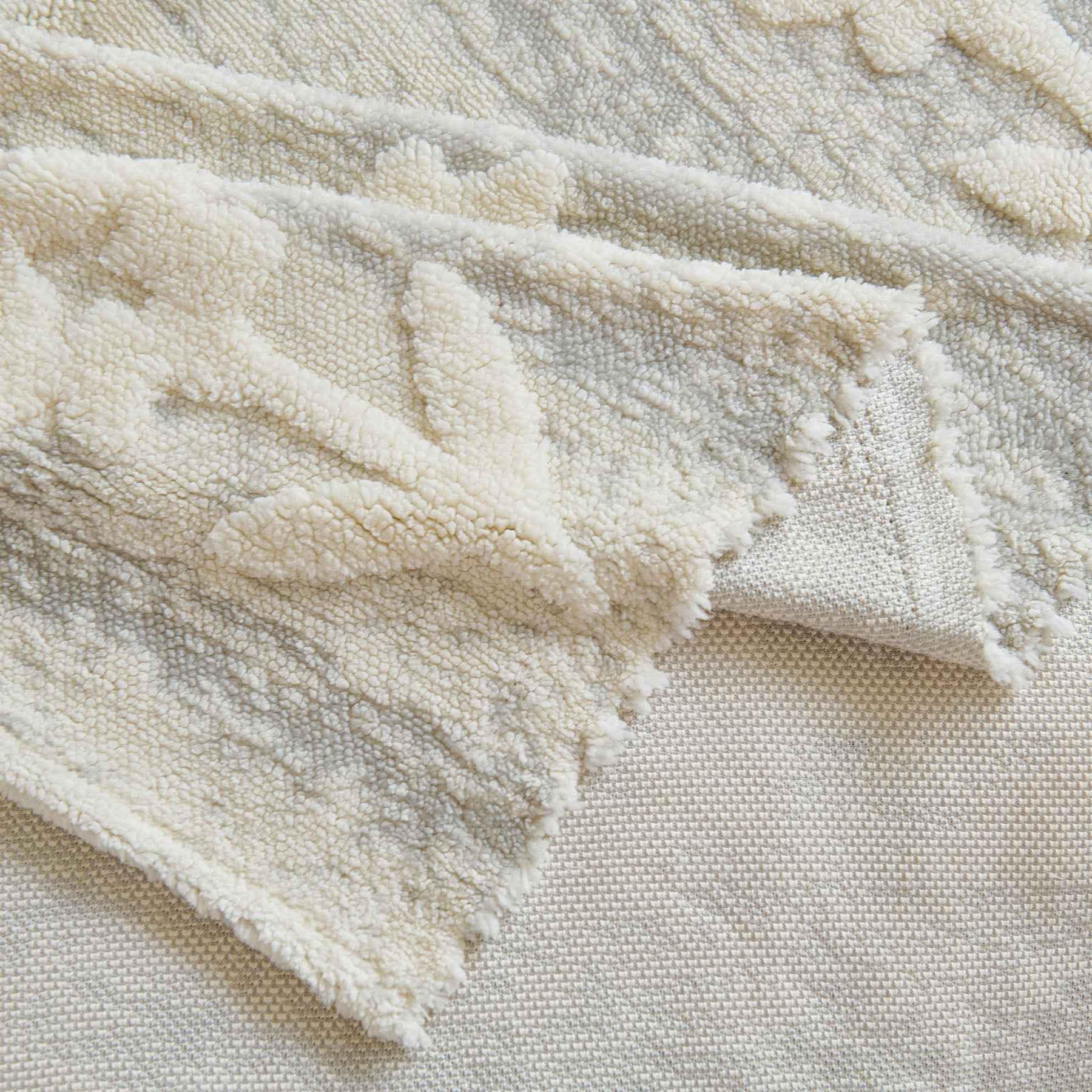 Floral Plush Fleece Sofa Throw Cover, Soft Warm Couch Protector Slip Cover for Couch