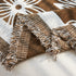 Floral Symphony Couch Throw Cover with Tassel, Chenille Sofa Cover with Leafy Melodies for Sectional