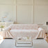 Plush Faux Fur Warm Sofa Cover with Waves Jacquard Textured Throw Blankets for Couch