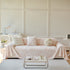 Plush Faux Fur Warm Sofa Cover with Waves Jacquard Textured Throw Blankets for Couch
