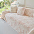 Plush Faux Fur Warm Sofa Cover with Waves Jacquard Textured Throw Blankets for Couch