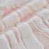 Plush Faux Fur Warm Sofa Cover with Waves Jacquard Textured Throw Blankets for Couch