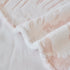 Plush Faux Fur Warm Sofa Cover with Waves Jacquard Textured Throw Blankets for Couch