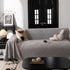 Winter Soft Plush Fleece Sofa Blanket Leaves Jacquard Couch Covers for Couches